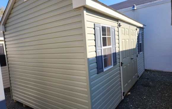 10x16 Cape Shed - Vinyl Siding, Loft - Stock #22-23, $5695