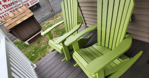 Poly Adirondack Rocker - Premium Green - $366