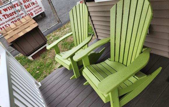 Poly Adirondack Rocker - Premium Green - $366