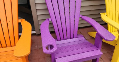 Poly Adirondack Chair - Premium Purple - $285