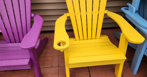 Poly Adirondack Chair - Premium Yellow - $285