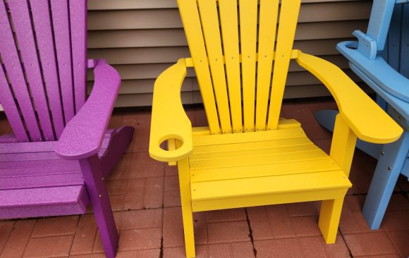 Poly Adirondack Chair - Premium Yellow - $285
