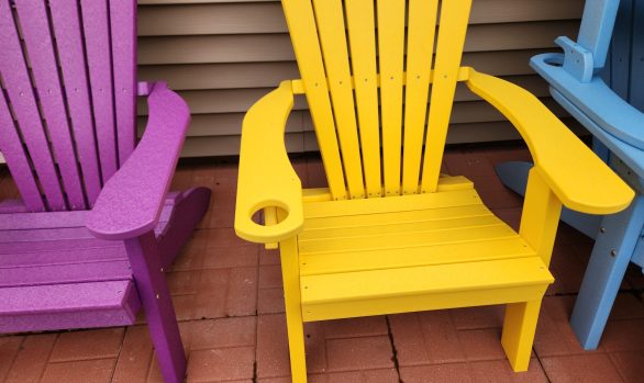 Poly Adirondack Chair - Premium Yellow - $285