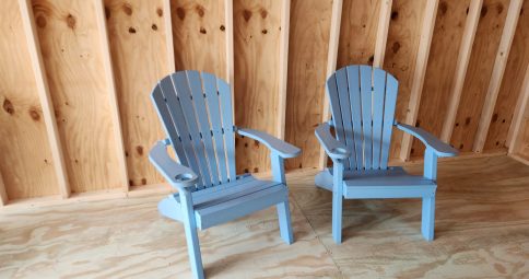 Poly Adirondack Chair - Standard Patriot Blue - $249