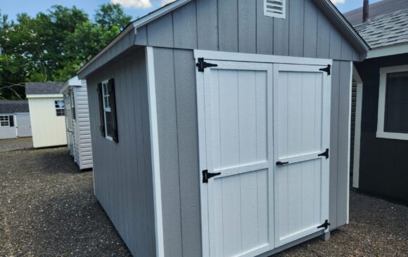 8x10 Wood Cape Shed - Double Doors, Loft - Stock #26-25, $3530