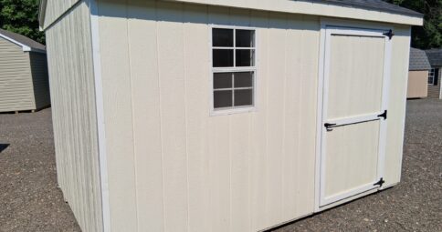 8x12 Economy A-Frame - Wood Siding - Stock #17-25, $2900