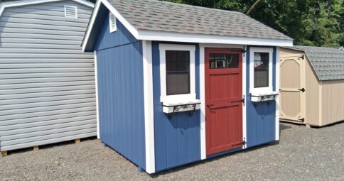 8x10 Wood Cape She Shed - Golden Garden Package - Stock #72-26, $5084
