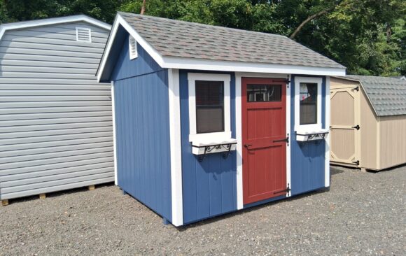 8x10 Wood Cape She Shed - Golden Garden Package - Stock #72-26, $5084