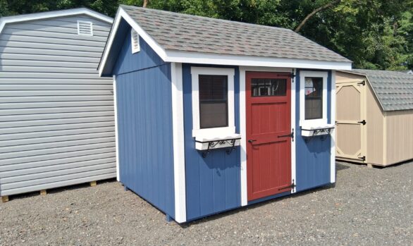 8x10 wood Cape she shed stk#72-26 $5084.00